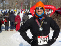 Finished the half marathon at freezing temperatures in about 1hr 55min. Pretty good for those conditions.