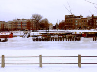 20cm thick ice, but still not enough to open this year's skating season